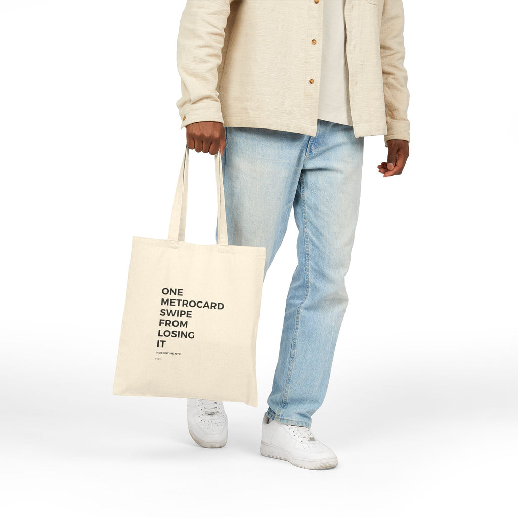 On the Edge — But Catching Trains Tote