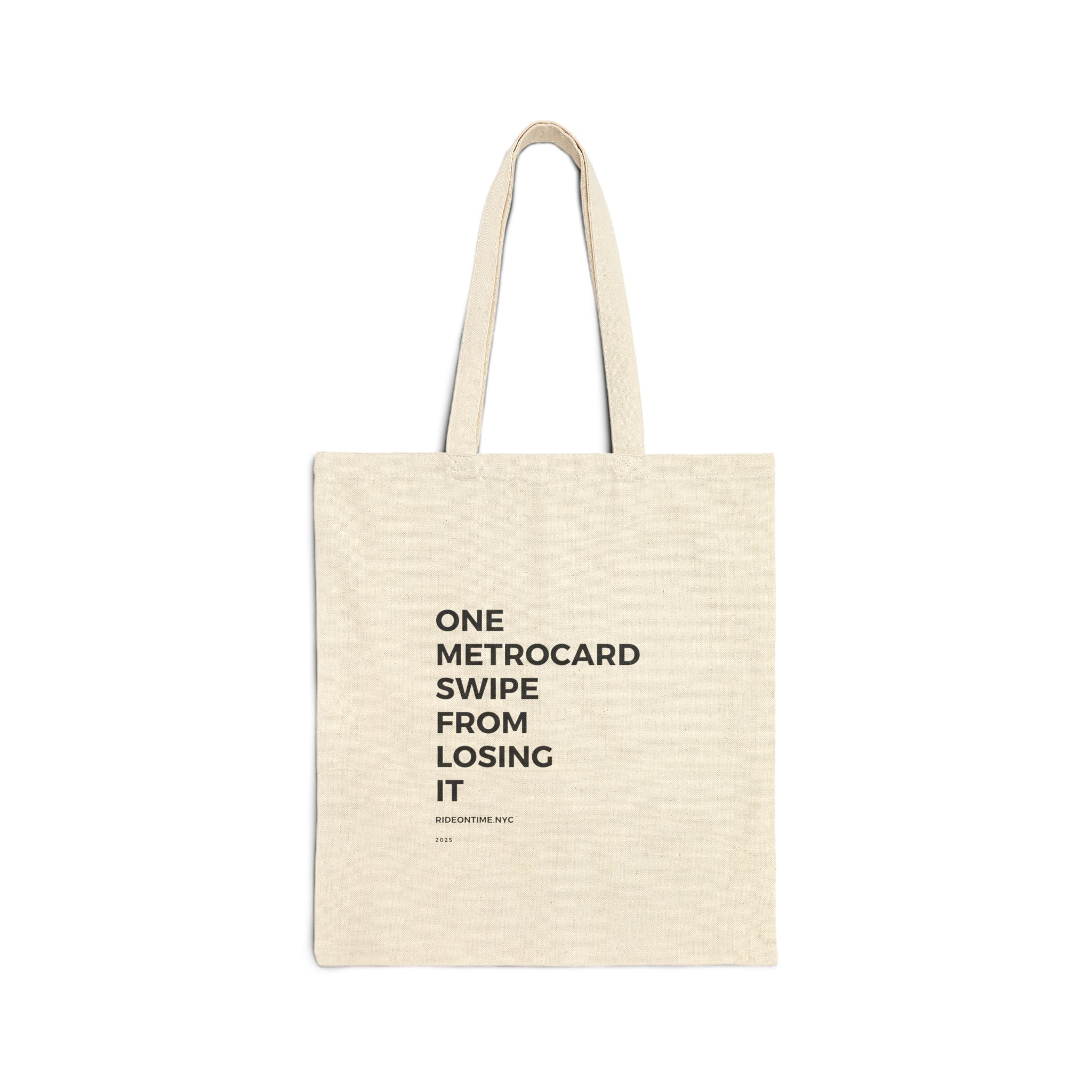 On the Edge — But Catching Trains Tote